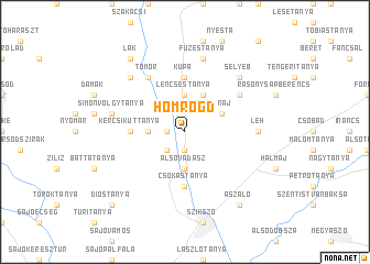 map of Homrogd