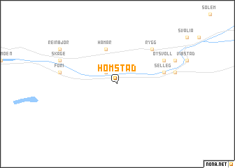 map of Homstad