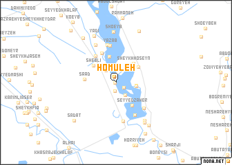 map of Ḩomūleh