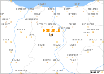 map of Homurlu