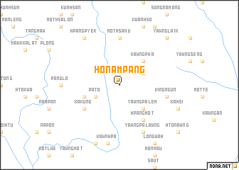 map of Honampang