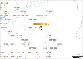 map of Ho-namtap