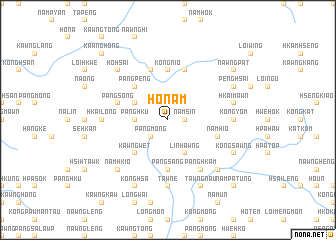 map of Ho-nam