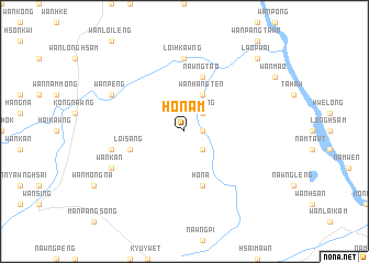 map of Ho-nam