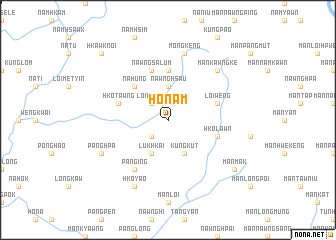 map of Ho-nam
