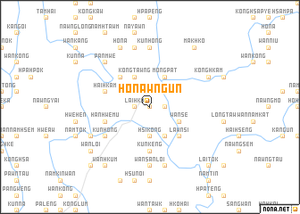 map of Ho-nawng-un