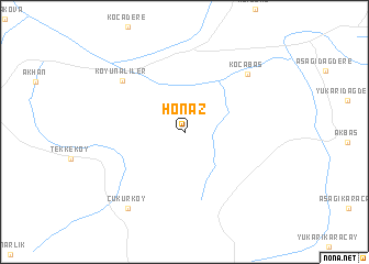 map of Honaz