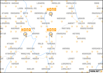 map of Ho-na