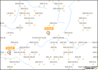 map of Ho-na