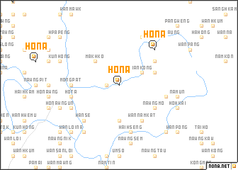 map of Ho-nā