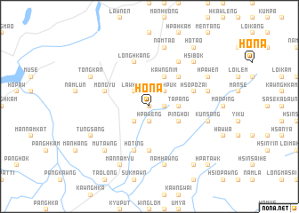 map of Ho-na