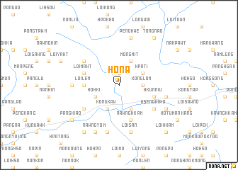 map of Ho-na