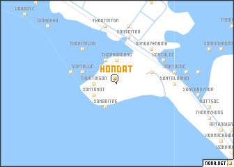 map of Hòn Ðất