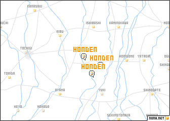 map of Honden