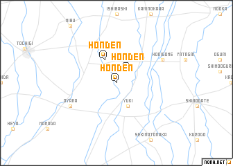 map of Honden