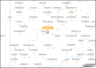 map of Honde