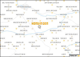 map of Hondingen