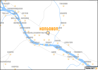 map of Hondobon