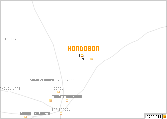 map of Hondobon