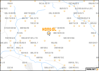 map of Hondol