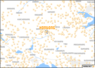 map of Hŏn-dong