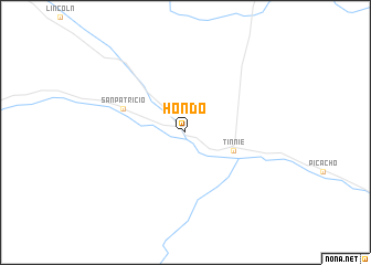 map of Hondo