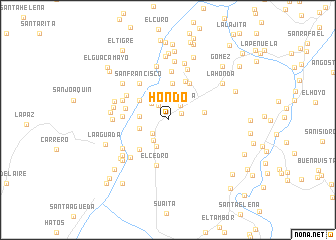 map of Hondo