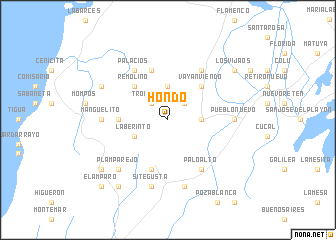 map of Hondo