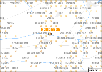 map of Hondsbos