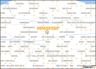 map of Hondseinde