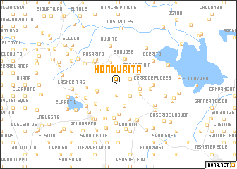 map of Hondurita