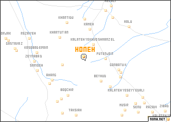 map of Honeh