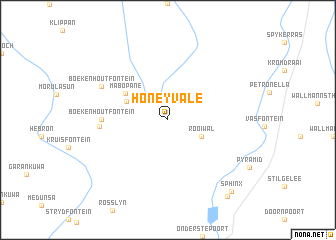 map of Honeyvale