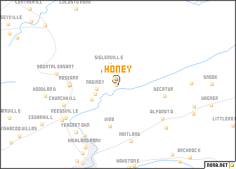 map of Honey