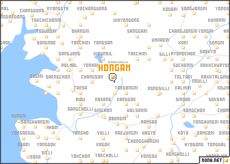 map of Hongam