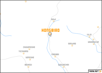 map of Hongbiao