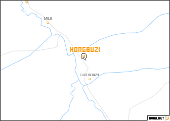 map of Hongbuzi