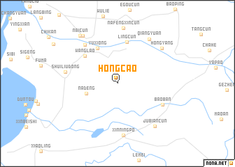 map of Hongcao