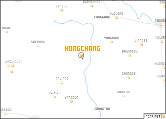 map of Hongchang