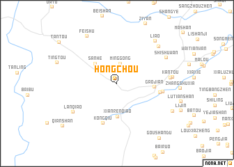 map of Hongchou