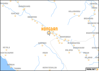 map of Hongdān