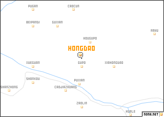 map of Hongdao