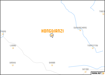 map of Hongdianzi