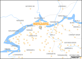 map of Hong-dong