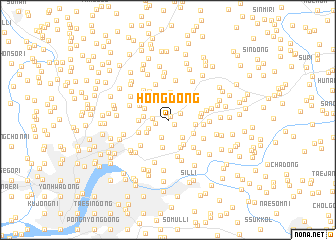 map of Hong-dong