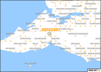 map of Hongga-ri