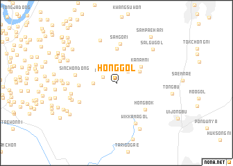 map of Hong-gol