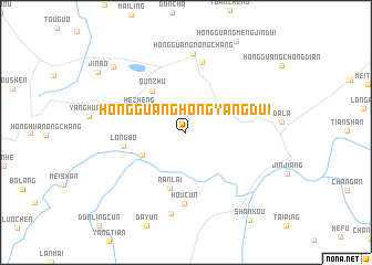 map of Hongguanghongyangdui