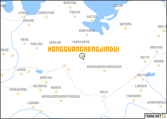 map of Hongguangmengjindui