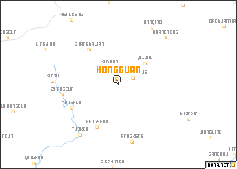 map of Hongguan